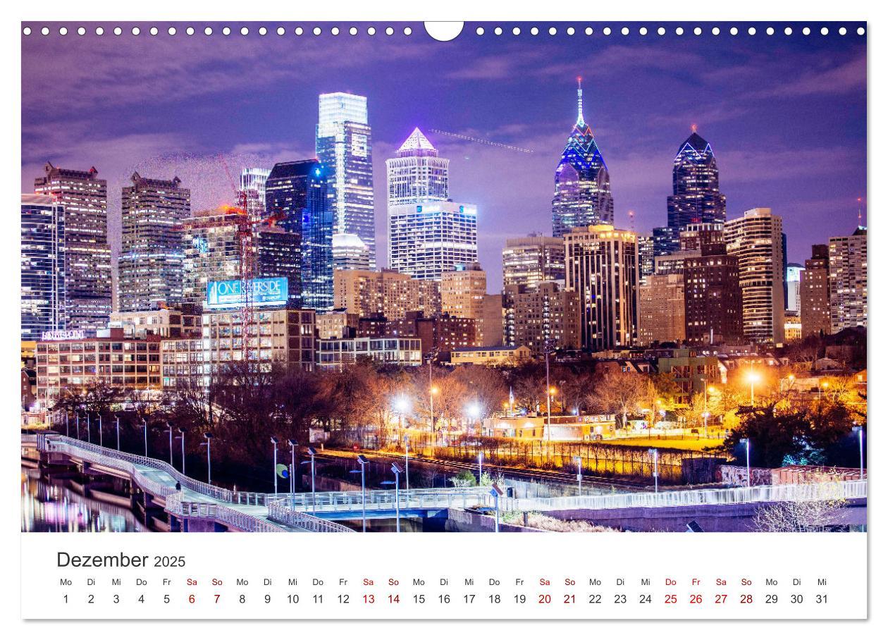 Bild: 9783435005574 | Philadelphia - The Birthplace of America (Wandkalender 2025 DIN A3...