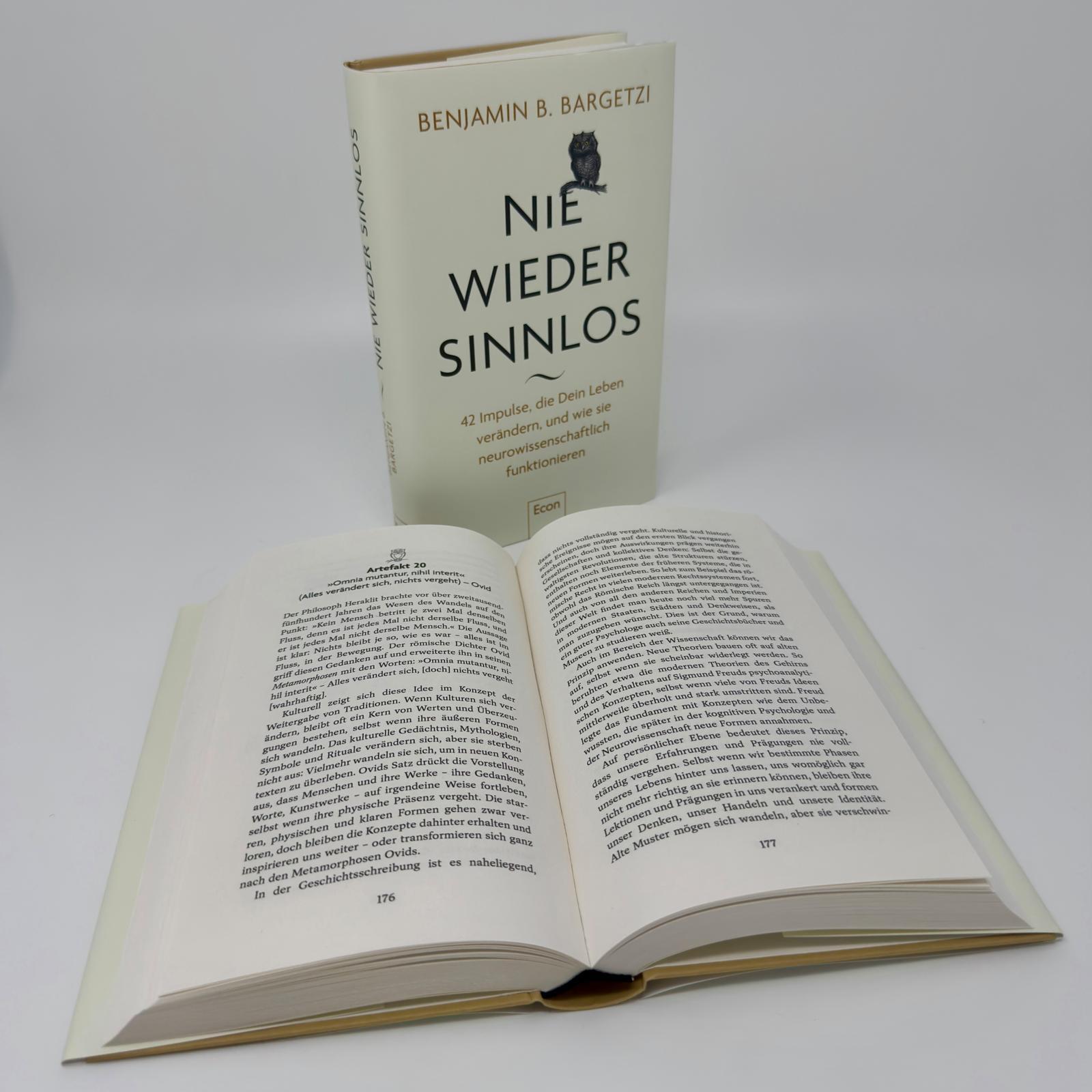 Bild: 9783430212052 | Nie wieder sinnlos | Benjamin B. Bargetzi | Buch | 336 S. | Deutsch