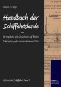 Cover: 9783941842052 | Handbuch der Schifffahrtskunde für Kapitäne und Steuerleute auf...