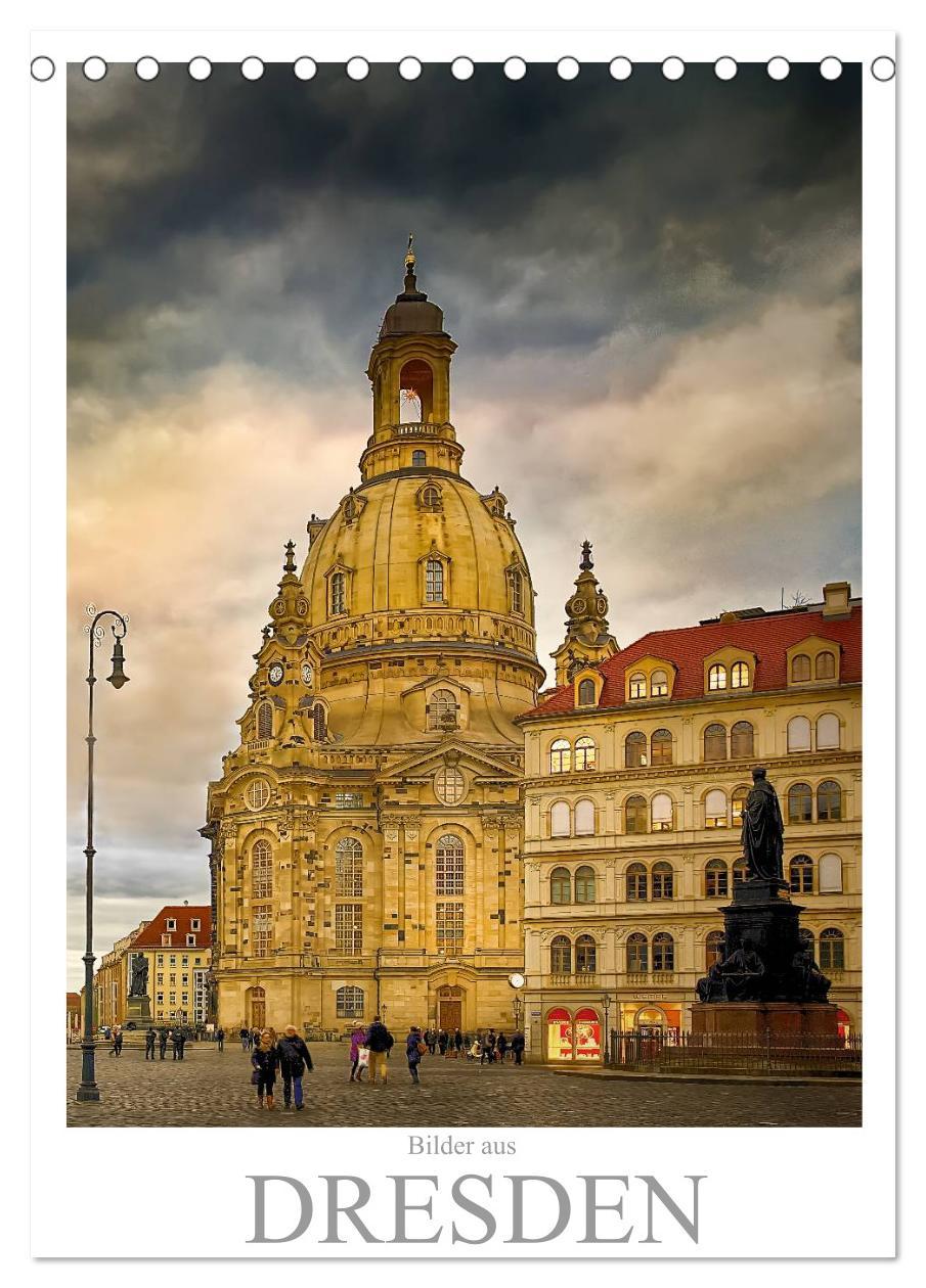 Cover: 9783457058459 | Bilder aus Dresden (Tischkalender 2025 DIN A5 hoch), CALVENDO...