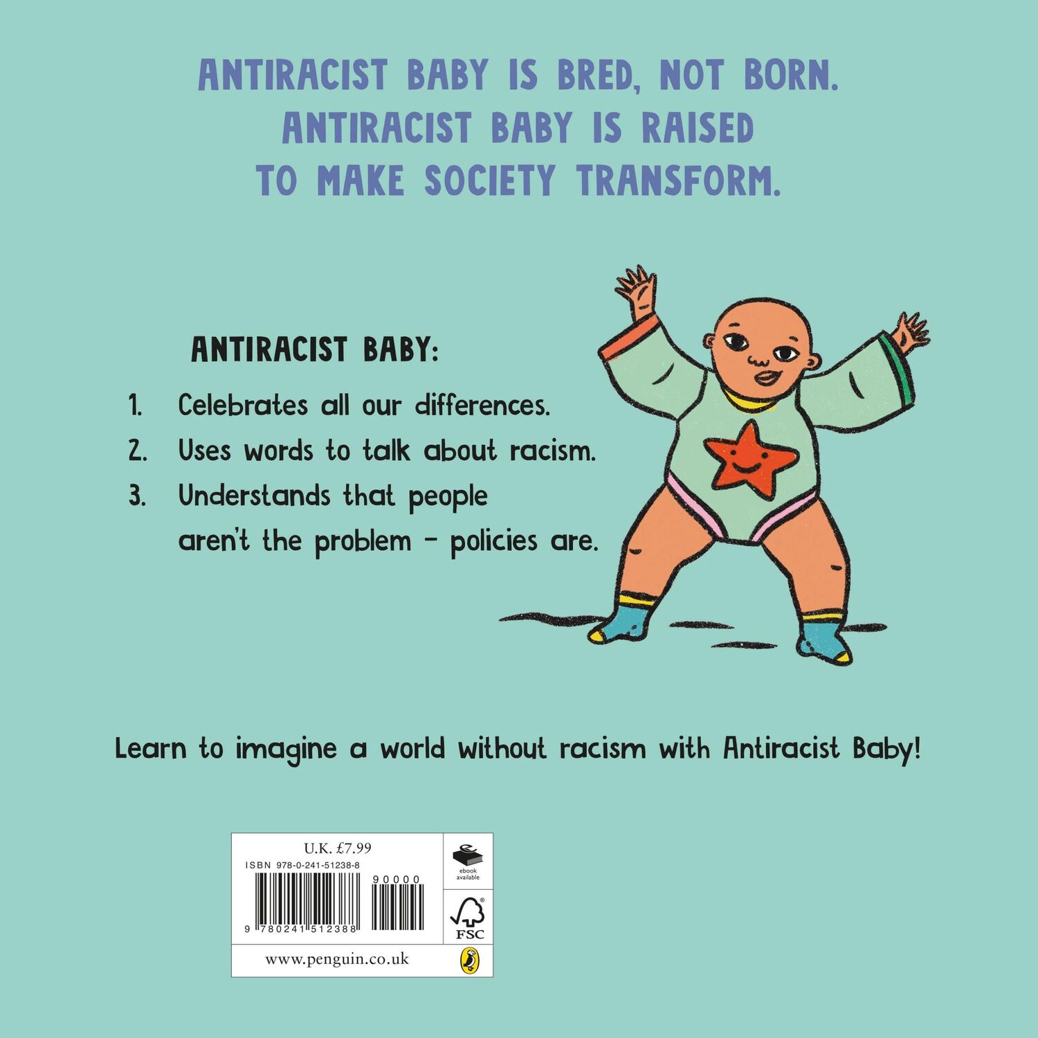 Rückseite: 9780241512388 | Antiracist Baby | Ibram X. Kendi | Taschenbuch | Picture book | 32 S.