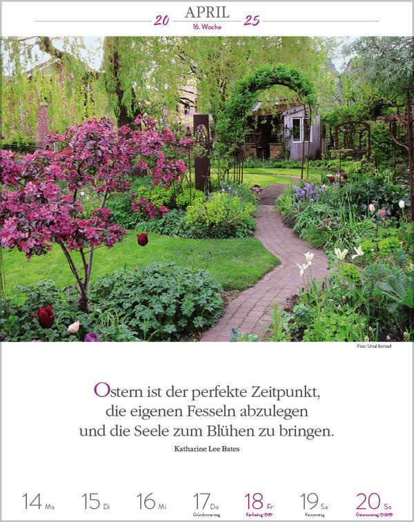 Bild: 9783731879497 | Literaturkalender Gartenlust 2025 | Verlag Korsch | Kalender | 54 S.