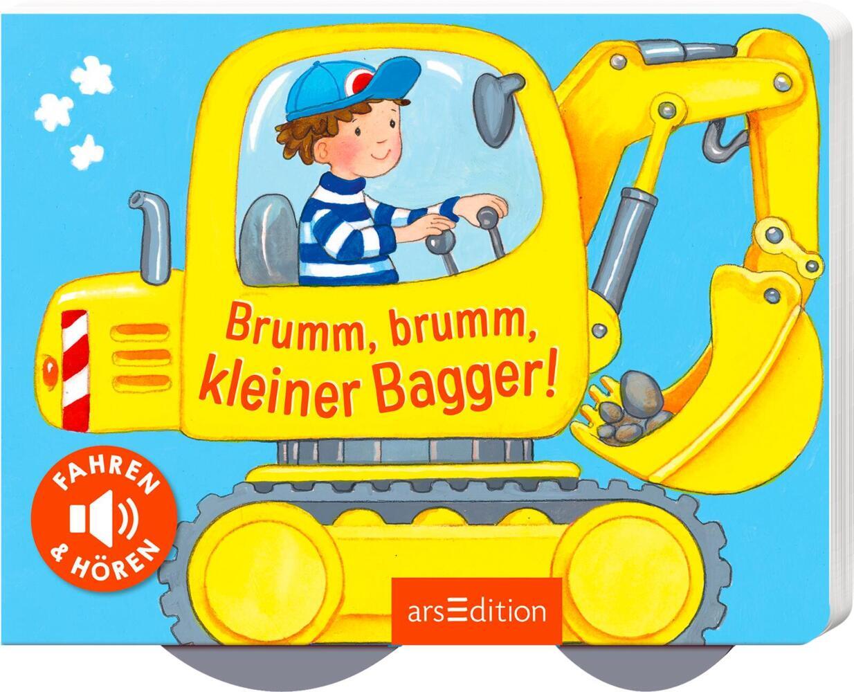 Cover: 9783845845616 | Brumm, brumm, kleiner Bagger! | Fahren und hören | Denitza Gruber