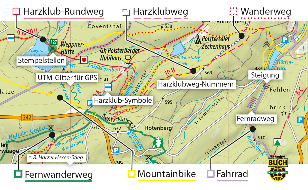 Bild: 9783936185751 | Der Südharz, Wander- und Fahrradkarte | (Land-)Karte | Deutsch | 2012