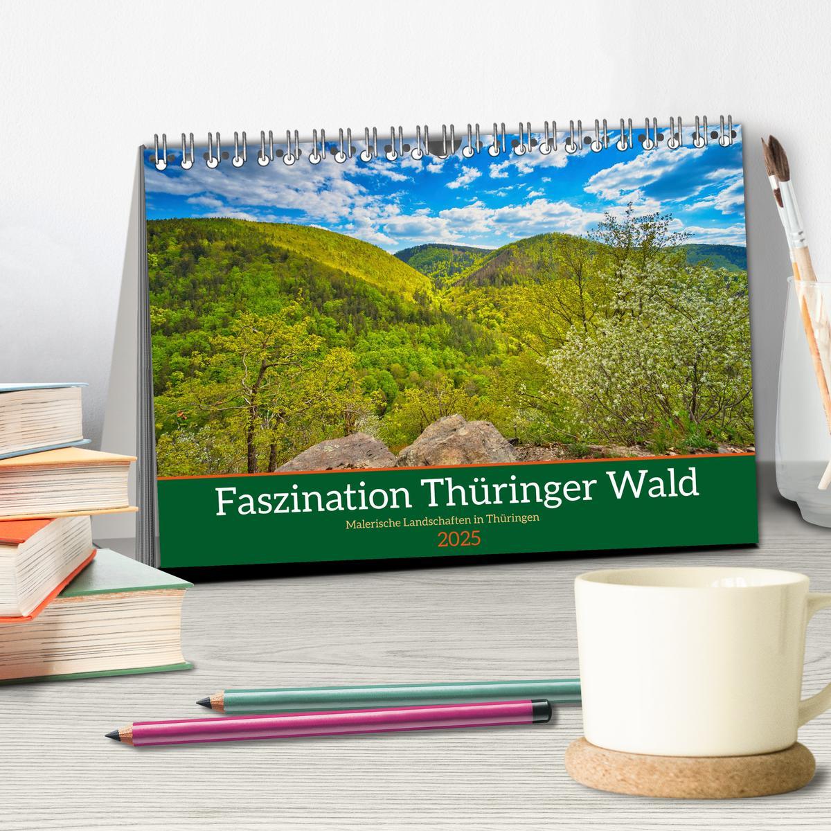 Bild: 9783383951084 | Faszination Thüringer Wald (Tischkalender 2025 DIN A5 quer),...