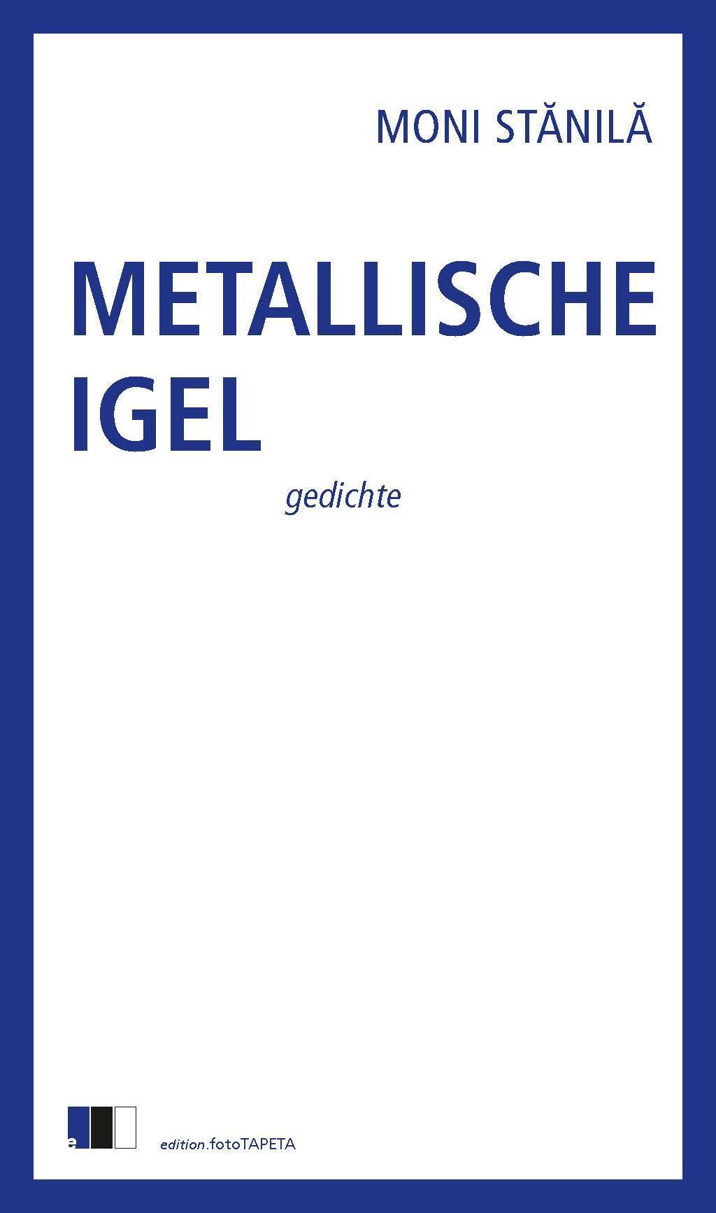 Cover: 9783949262487 | Metallische Igel | gedichte | Moni St¿Nil¿ | Taschenbuch | 108 S.