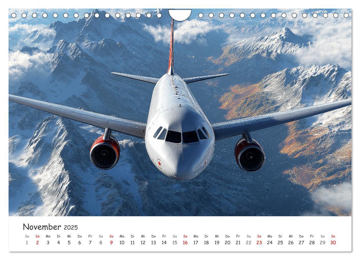 Bild: 9783457214046 | Flugzeugkalender - Die schönsten Passagiermaschinen (Wandkalender...