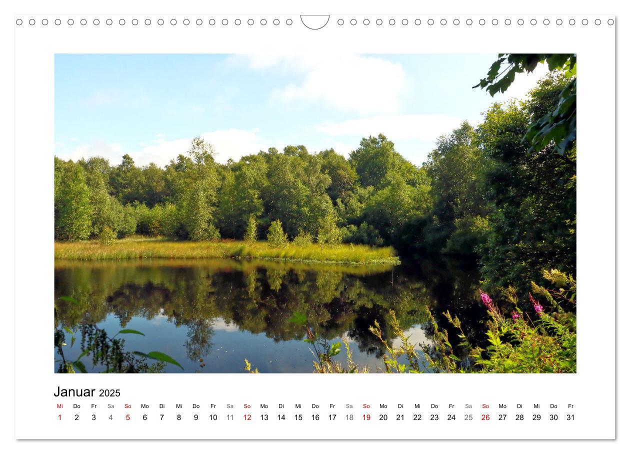 Bild: 9783435026593 | Rotes und Schwarzes Moor (Wandkalender 2025 DIN A3 quer), CALVENDO...