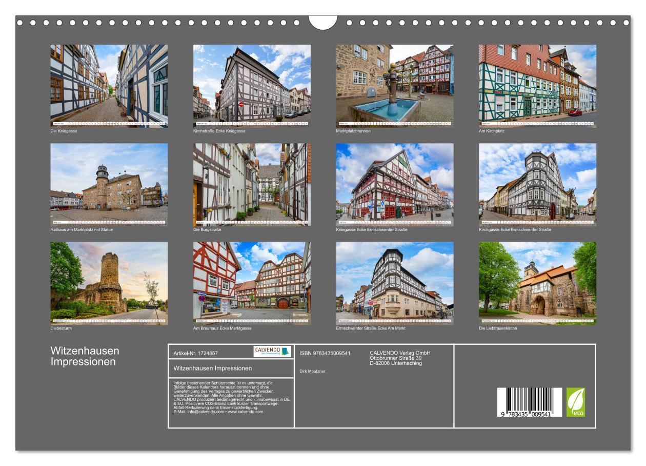 Bild: 9783435009541 | Witzenhausen Impressionen (Wandkalender 2025 DIN A3 quer), CALVENDO...