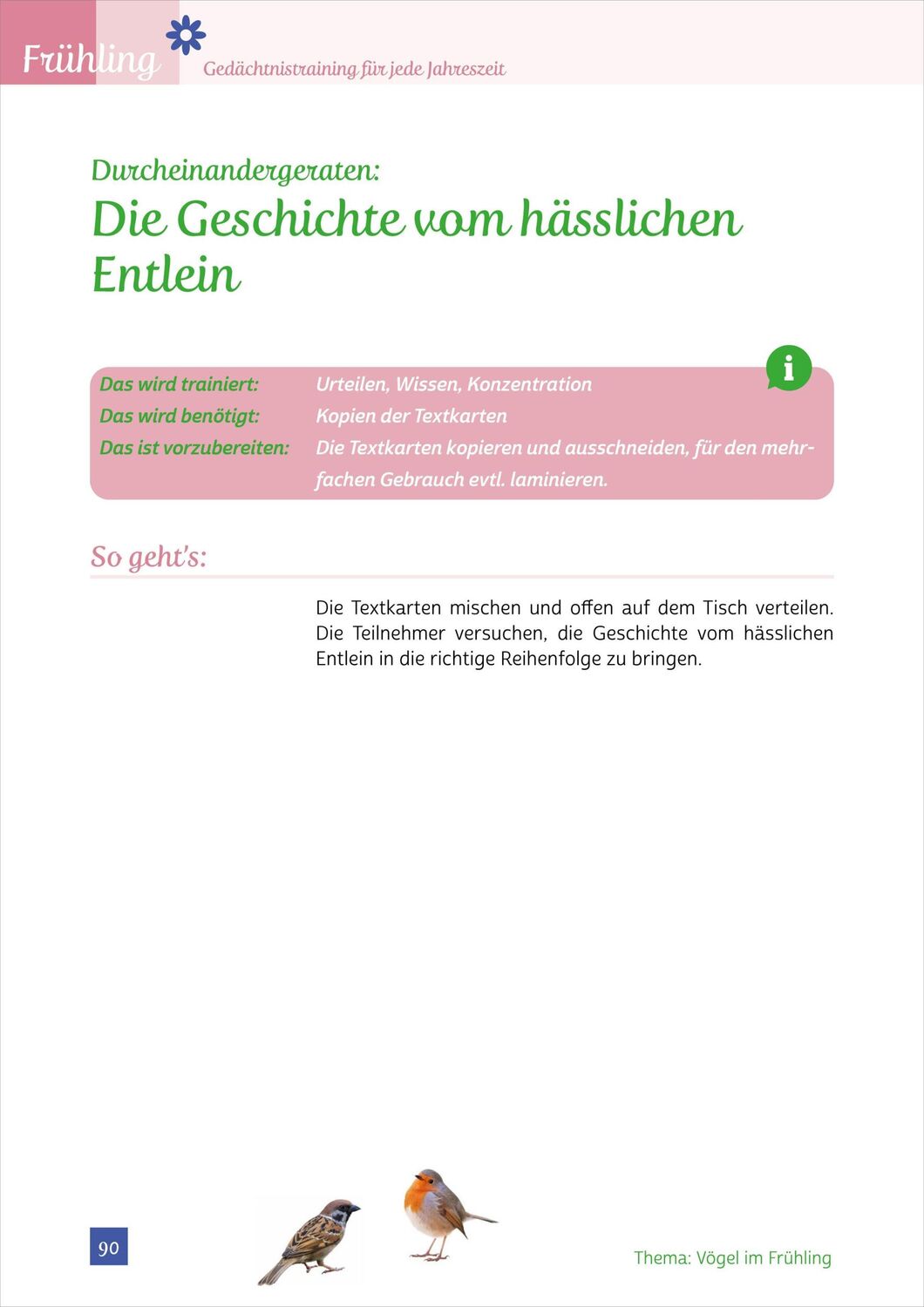 Bild: 9783944360362 | Gedächtnistraining für jede Jahreszeit - Frühling | Natali Mallek