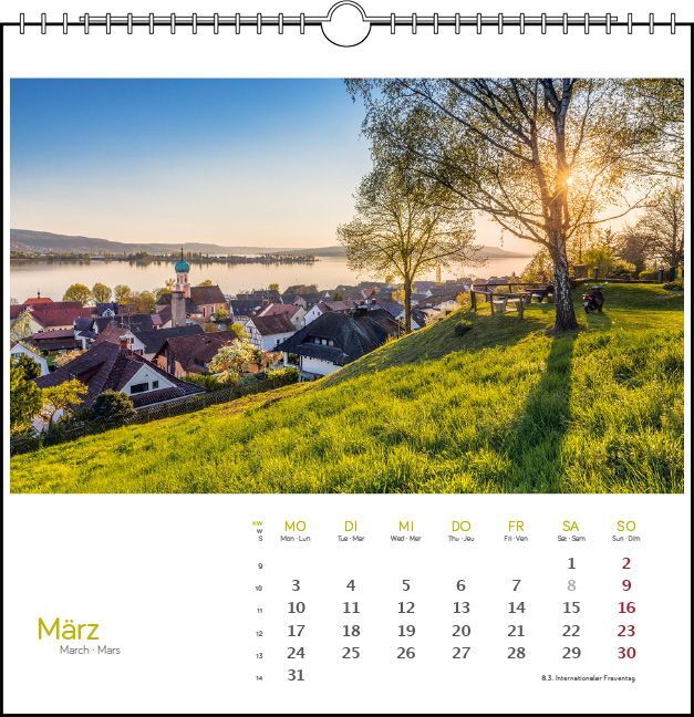 Bild: 9783861924081 | Westlicher Bodensee 2025 | Postkarten-Tischkalender | Fotografen