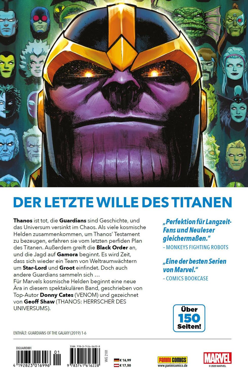 Rückseite: 9783741616228 | Guardians of the Galaxy - Neustart | Bd. 1: Die neuen Guardians | Buch