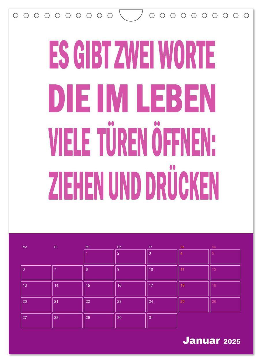 Bild: 9783435854264 | Memo an mich mit Jahresplaner (Wandkalender 2025 DIN A4 hoch),...