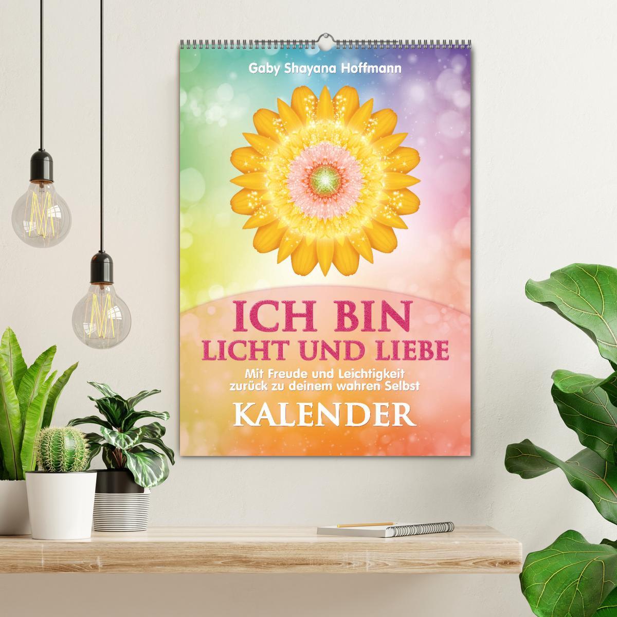 Bild: 9783435997695 | ICH BIN Licht und Liebe - Kalender (Wandkalender 2025 DIN A2 hoch),...