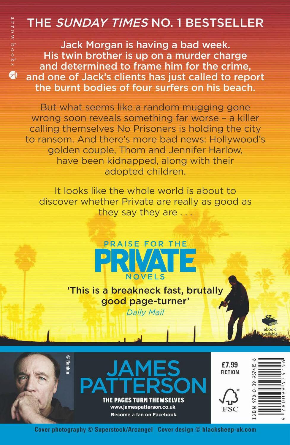 Rückseite: 9780099574156 | Private L.A. | (Private 7) | James Patterson | Taschenbuch | Private