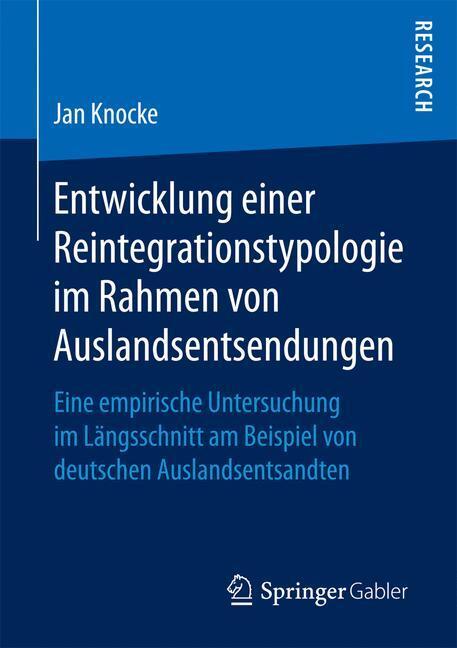 Cover: 9783658186357 | Entwicklung einer Reintegrationstypologie im Rahmen von...