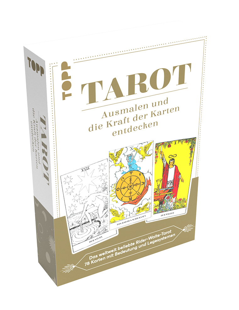 Cover: 4007742184148 | Tarot - Ausmalen und die Kraft der Karten entdecken | frechverlag