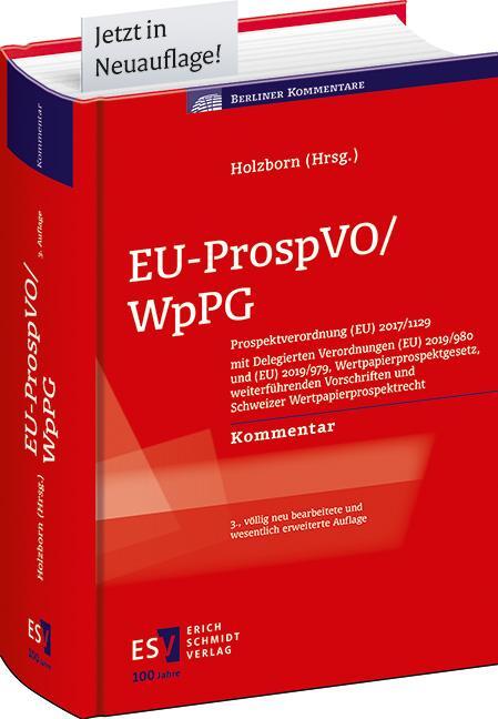 Cover: 9783503211326 | EU-ProspVO/WpPG | Timo Holzborn | Buch | Berliner Kommentare | LX