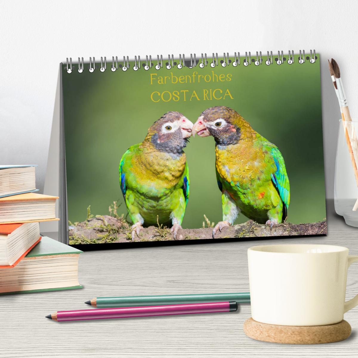 Bild: 9783435348862 | Farbenfrohes Costa Rica (Tischkalender 2025 DIN A5 quer), CALVENDO...