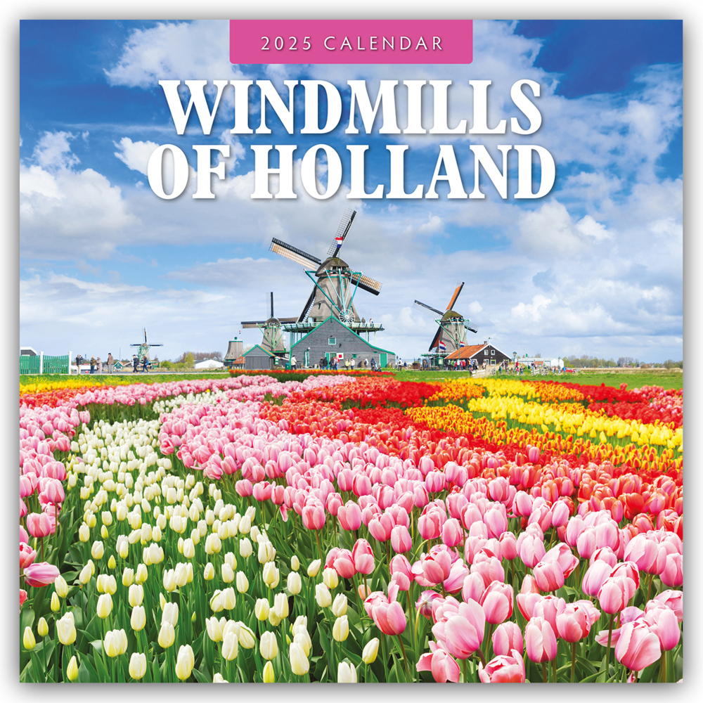 Cover: 9781804426487 | Windmills of Holland - Windmühlen der Niederlande 2025 -...