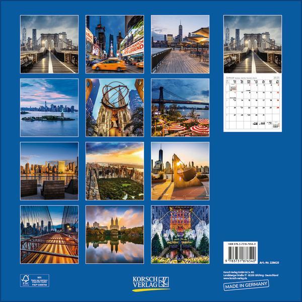 Bild: 9783731876540 | New York 2025 | Verlag Korsch | Kalender | 13 S. | Deutsch | 2025