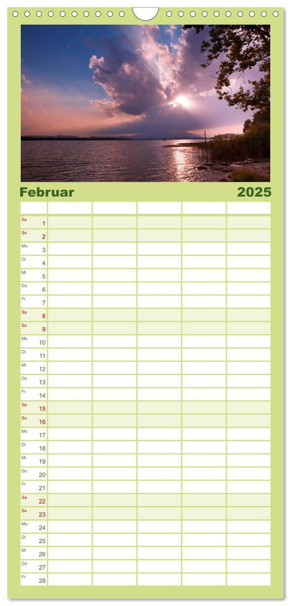 Bild: 9783457120286 | Familienplaner 2025 - Farben der Natur mit 5 Spalten (Wandkalender,...