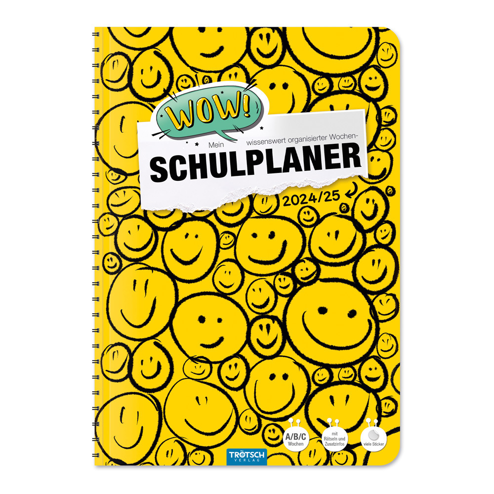 Cover: 9783988023216 | Trötsch Schulplaner WOW Smile 24/25 | Trötsch Verlag GmbH &amp; Co.KG