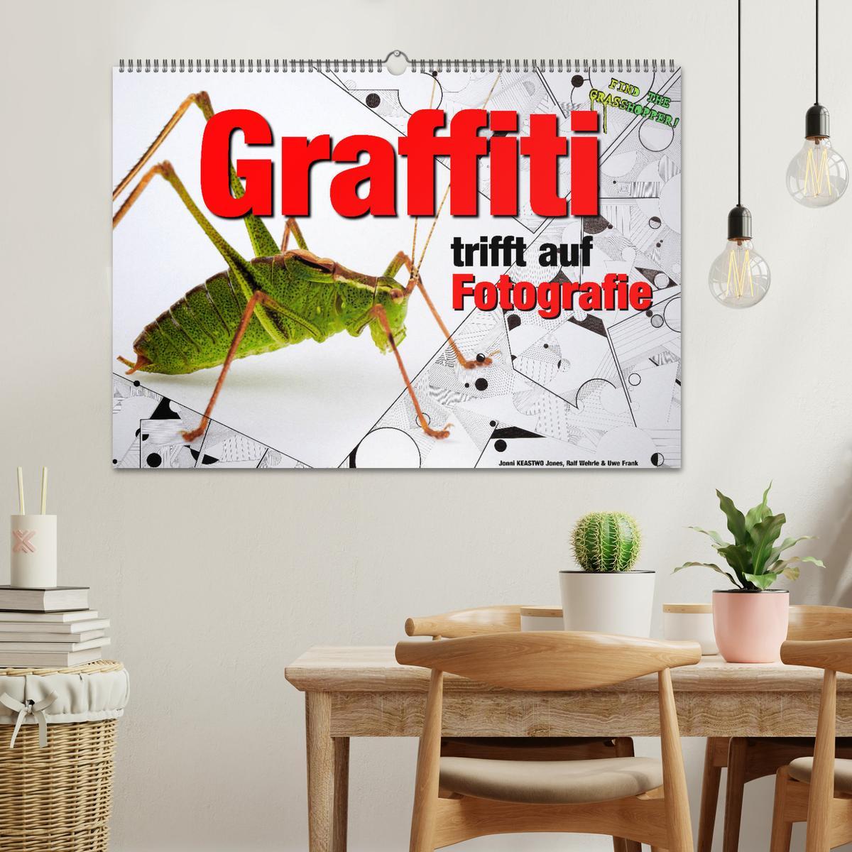 Bild: 9783435453528 | Graffiti trifft auf Fotografie (Wandkalender 2025 DIN A2 quer),...