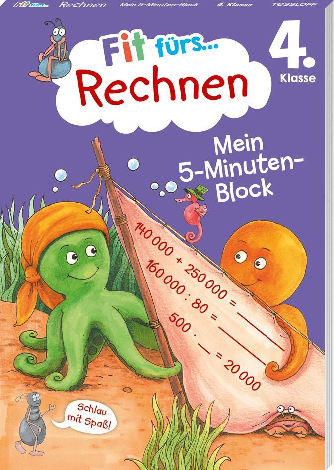 Cover: 9783788624637 | Fit fürs Rechnen 4. Klasse. Mein 5-Minuten-Block | Andrea Tonte | Buch