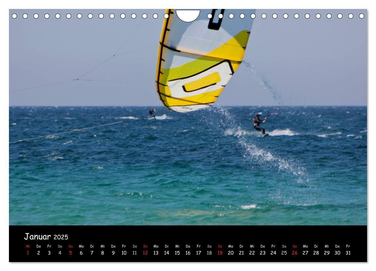 Bild: 9783435749508 | Kitesurfen ¿ Faszination auf dem Wasser (Wandkalender 2025 DIN A4...