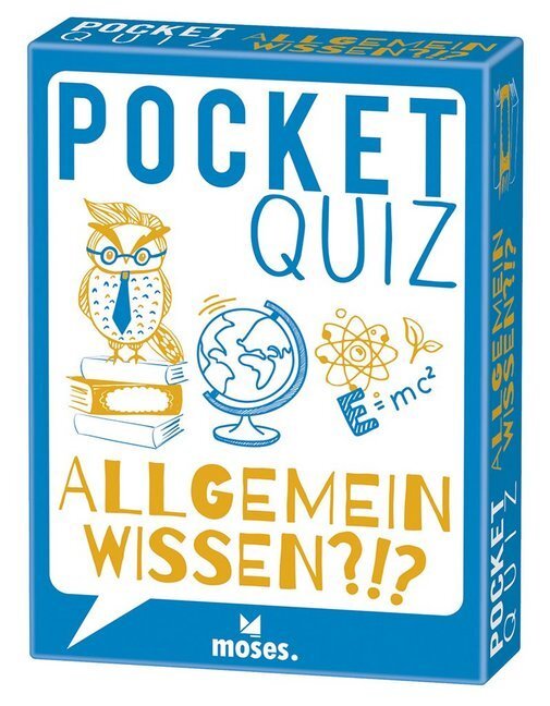 Cover: 9783964550019 | Pocket Quiz Allgemeinwissen (Spiel) | Elke Vogel | Spiel | 50 S.