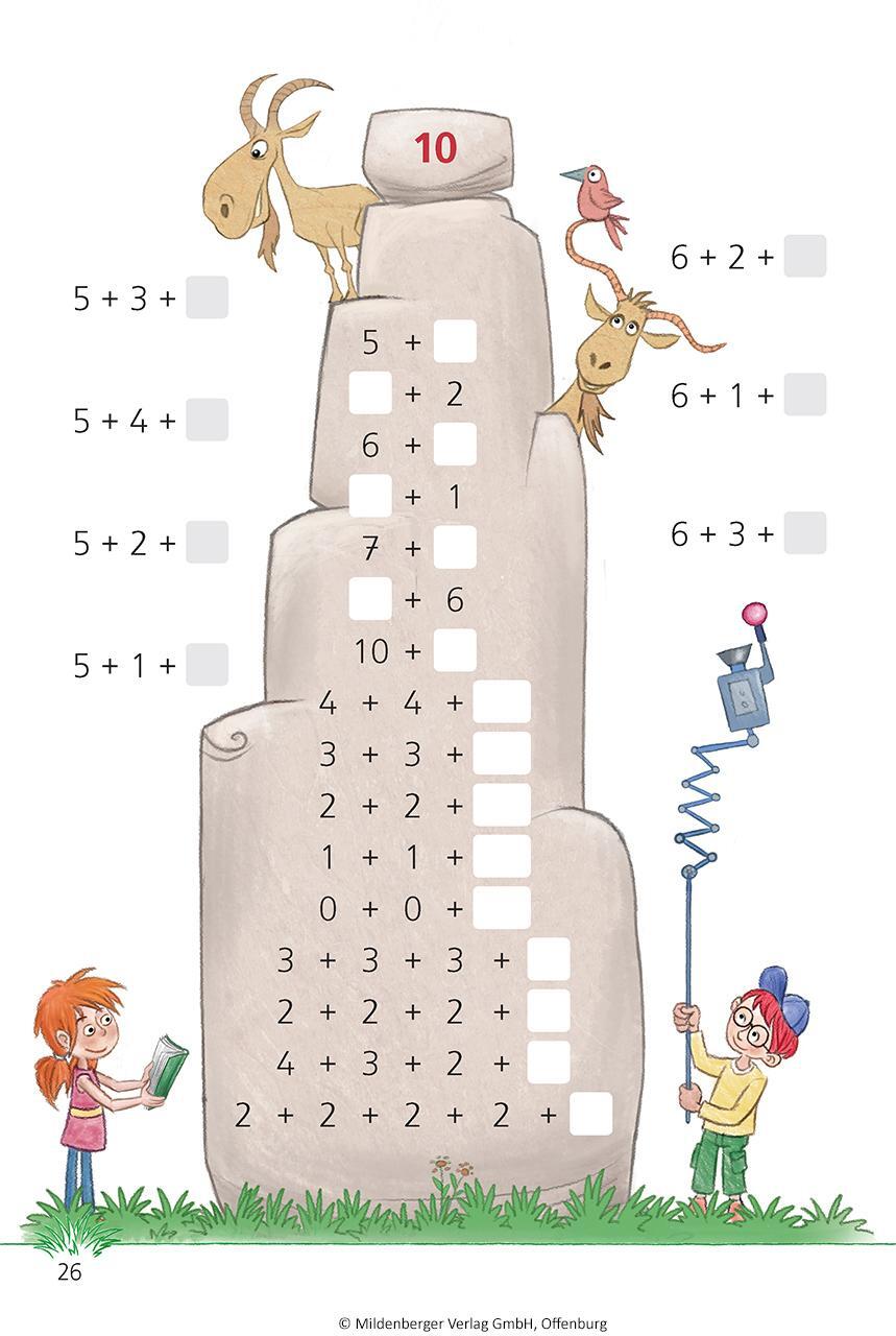 Bild: 9783619154548 | Das Übungsheft Mathematik 1 | Denk- und Rechentraining, Klasse 1