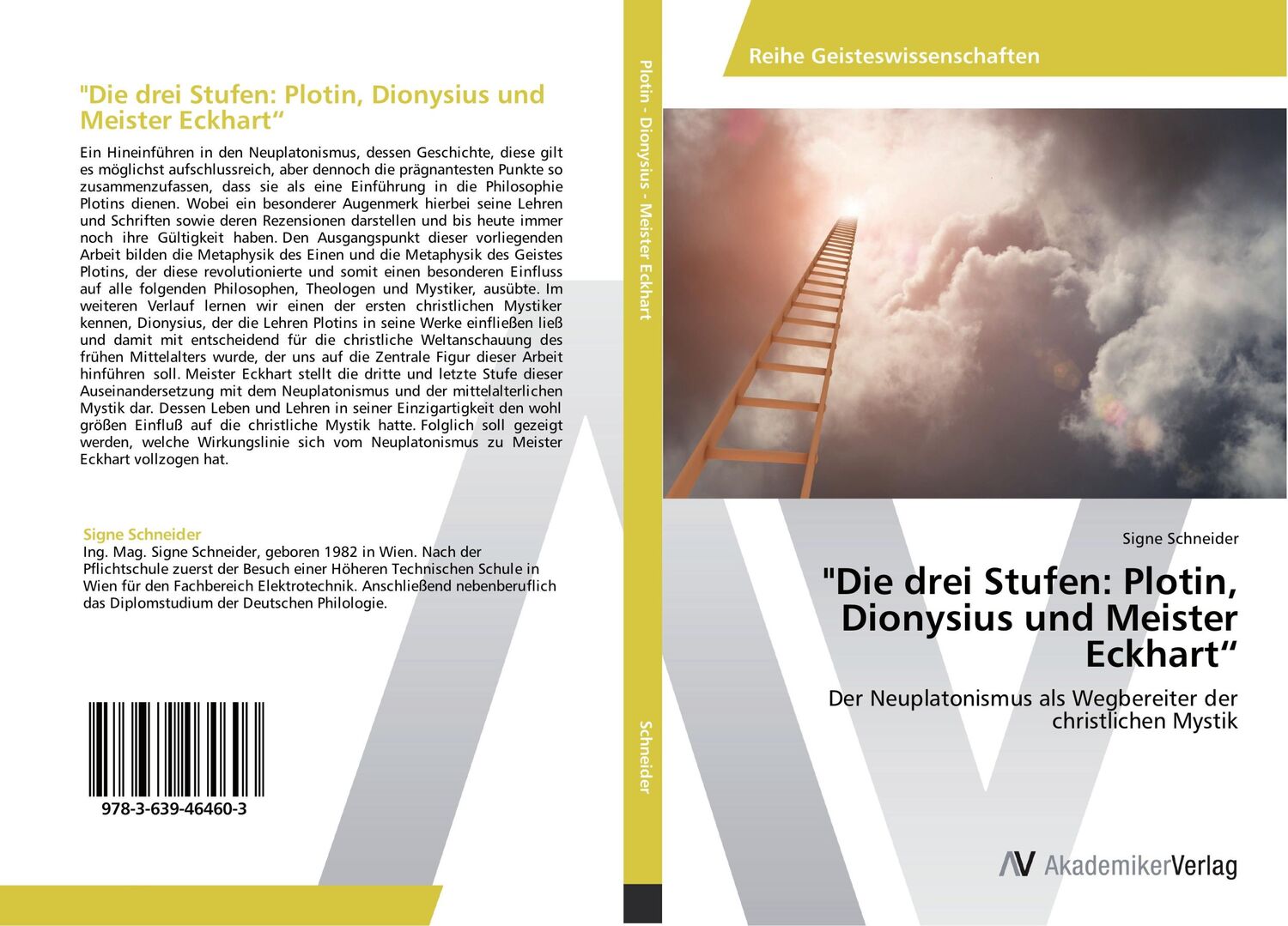 Cover: 9783639464603 | "Die drei Stufen: Plotin, Dionysius und Meister Eckhart¿ | Schneider