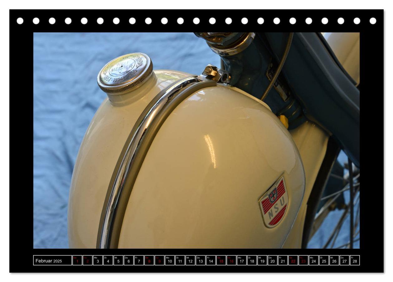 Bild: 9783435404100 | NSU Quickly - Mein Moped (Tischkalender 2025 DIN A5 quer), CALVENDO...