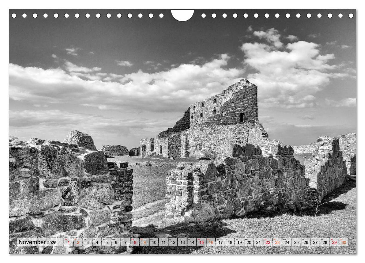 Bild: 9783435350018 | Bornholm black &amp; white (Wandkalender 2025 DIN A4 quer), CALVENDO...