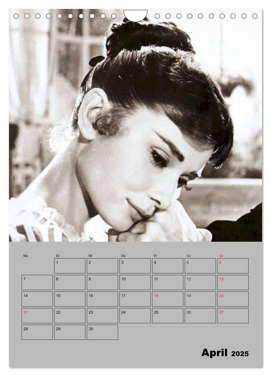 Bild: 9783457023938 | Hollywood-Diva. Audrey Hepburn (Wandkalender 2025 DIN A4 hoch),...