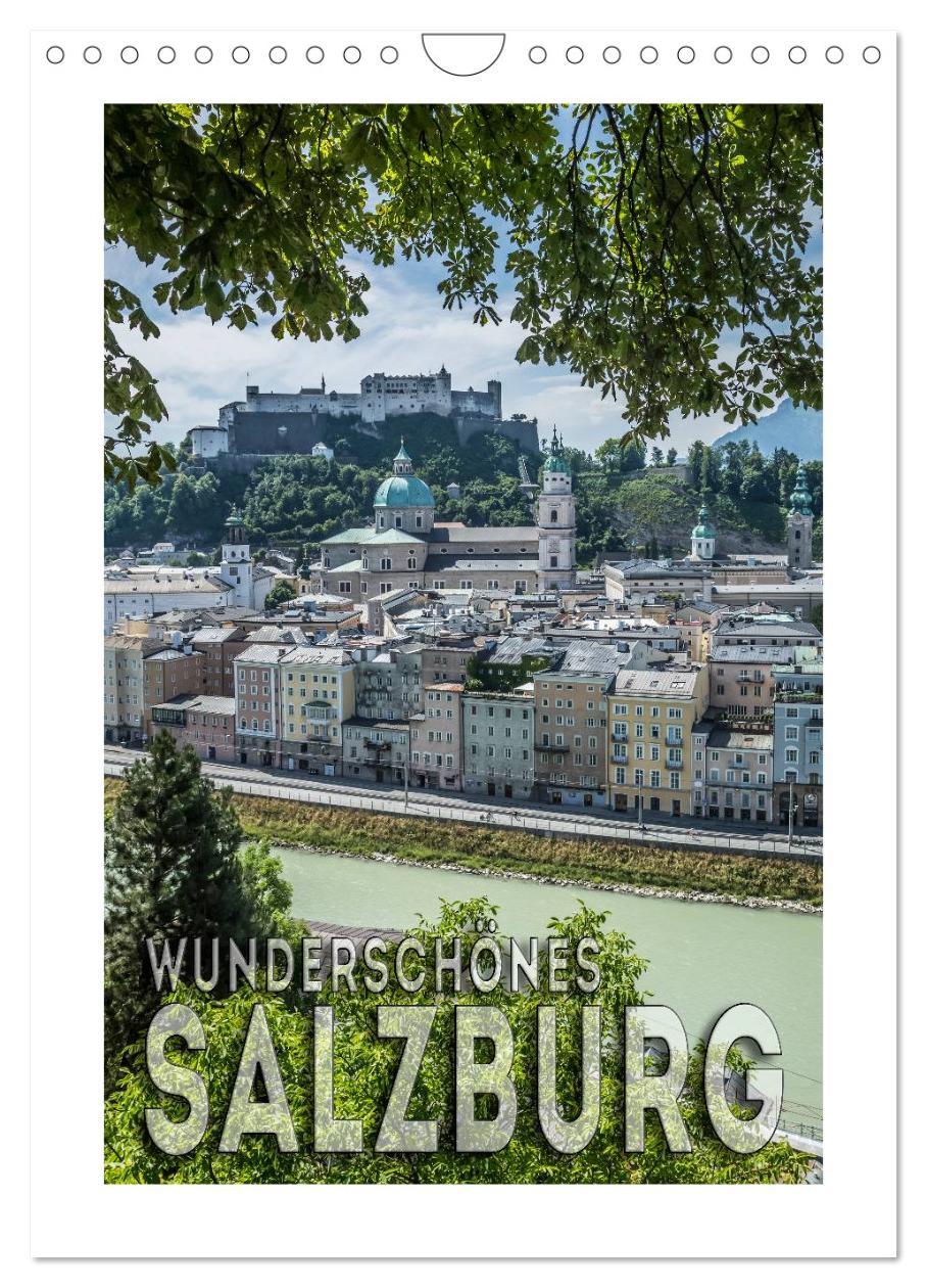 Cover: 9783457037294 | Wunderschönes SALZBURG (Wandkalender 2025 DIN A4 hoch), CALVENDO...