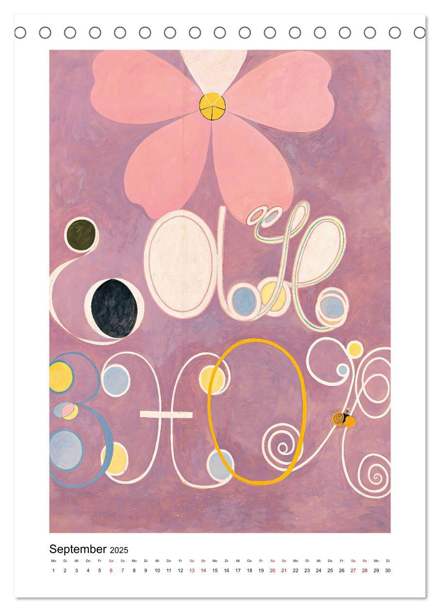 Bild: 9783383968365 | Hilma af Klint - Ein Jahr voller mystischer Kunst (Tischkalender...