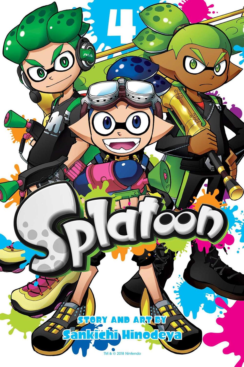 Cover: 9781974701865 | Splatoon, Vol. 4 | Sankichi Hinodeya | Taschenbuch | Englisch | 2018