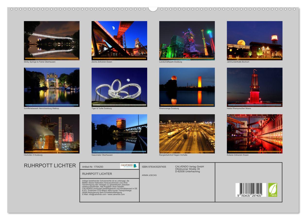 Bild: 9783435297405 | RUHRPOTT LICHTER (hochwertiger Premium Wandkalender 2025 DIN A2...