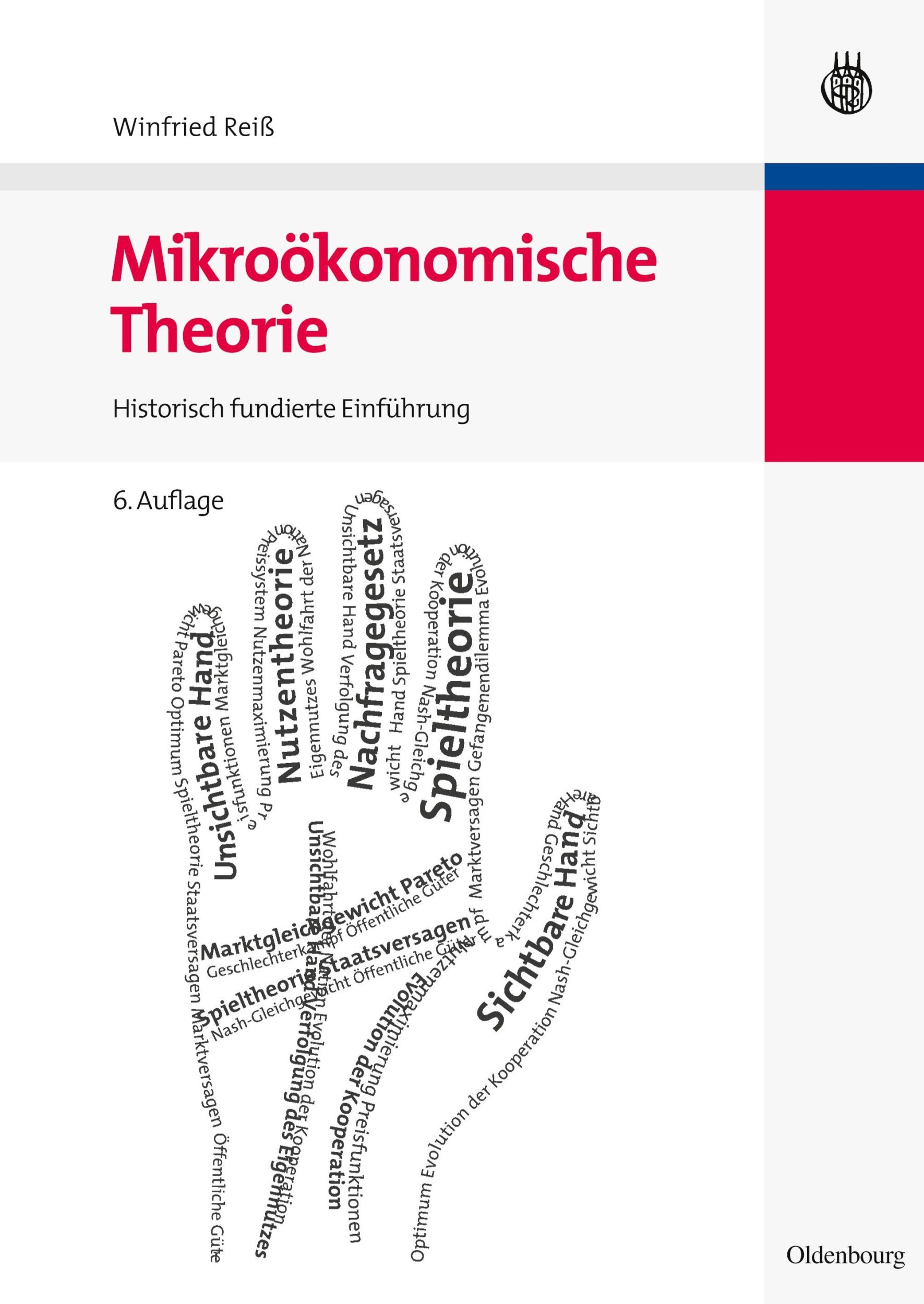 Cover: 9783486585445 | Mikroökonomische Theorie | Historisch fundierte Einführung | Reiß