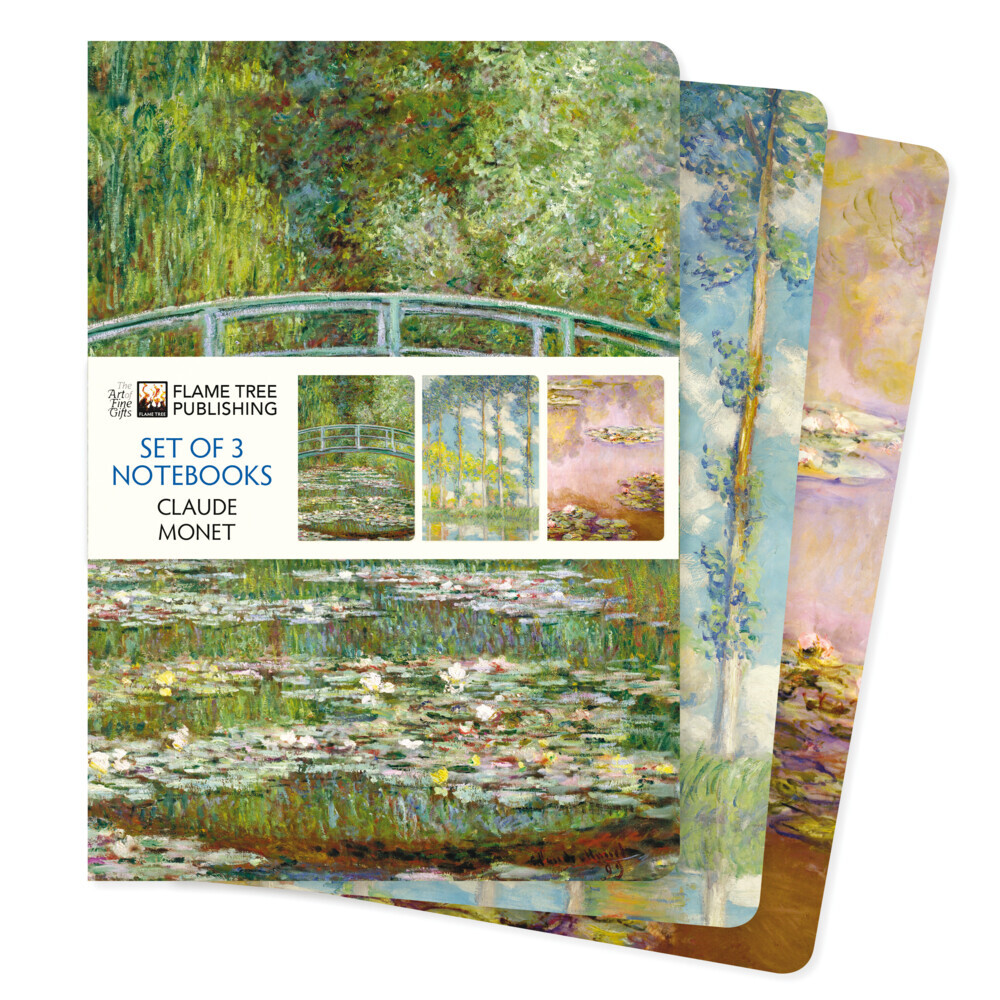 Cover: 9781804176825 | Dreier Set DIN-A5-Format-Notizbücher: Claude Monet | Publishing | Buch