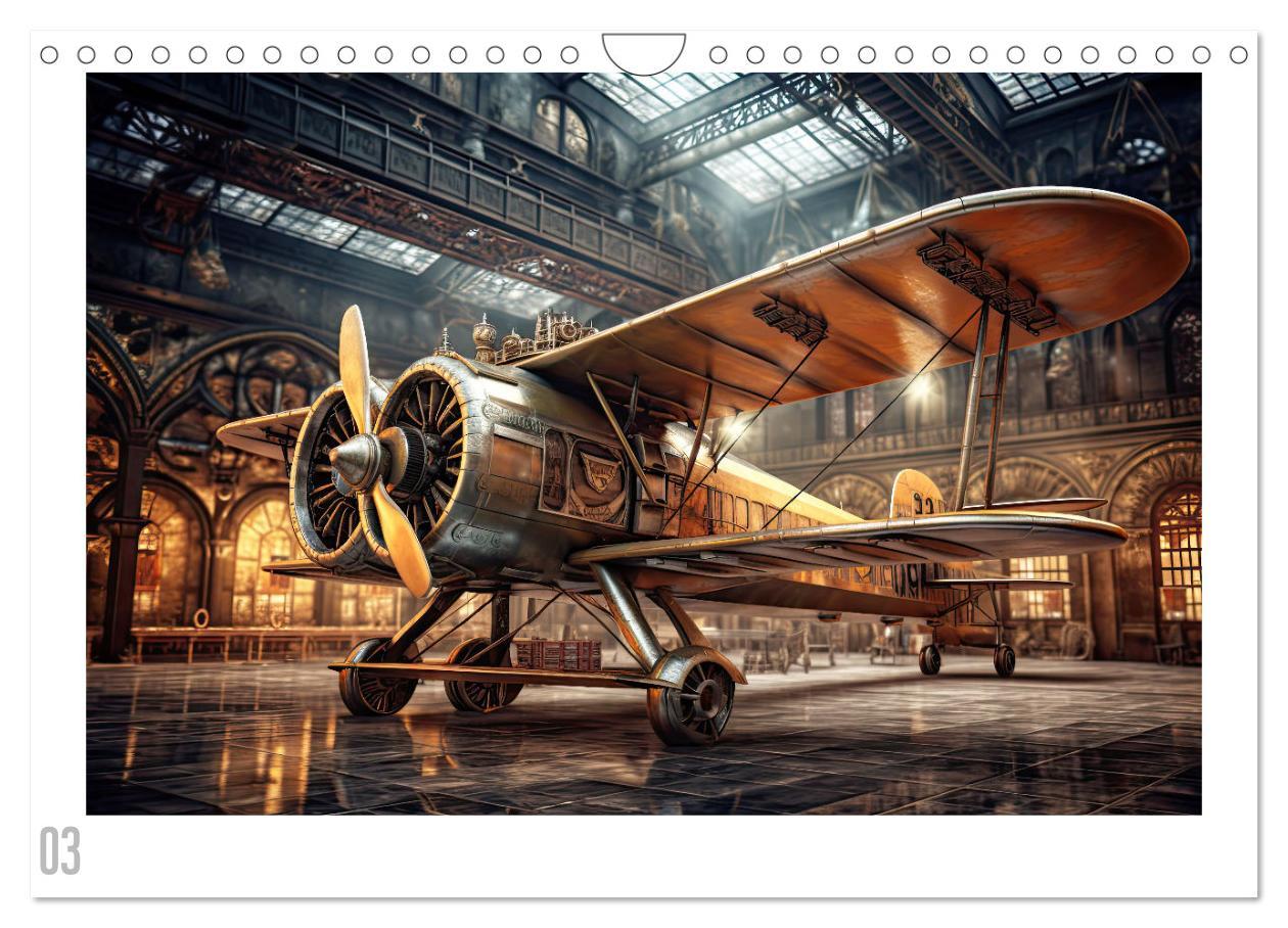 Bild: 9783383863554 | Steampunk Luftfahrt (Wandkalender 2025 DIN A4 quer), CALVENDO...