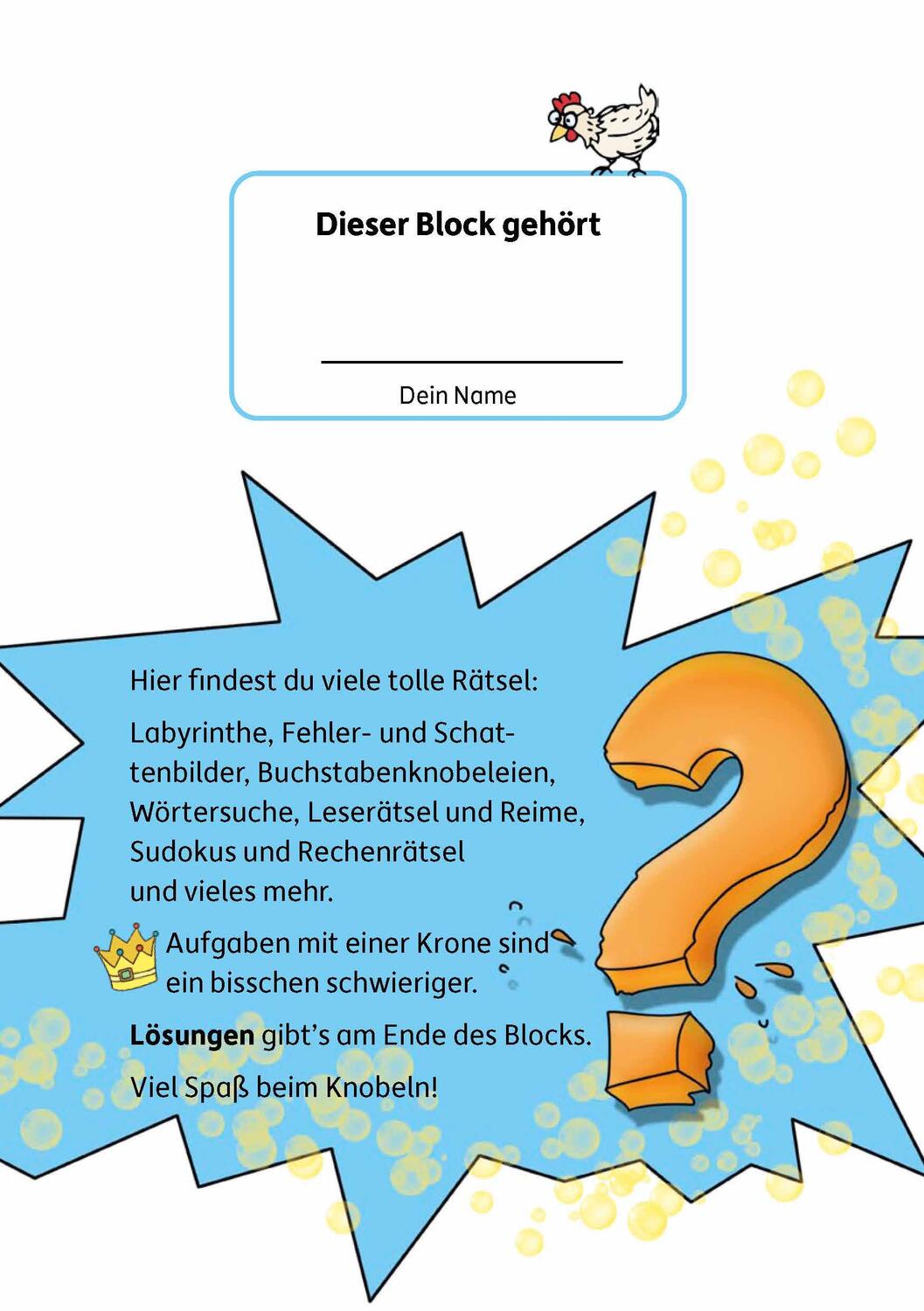 Bild: 9783881006361 | Rätselblock ab 5 Jahre, Band 2, A5-Block | Ulrike Maier | Taschenbuch