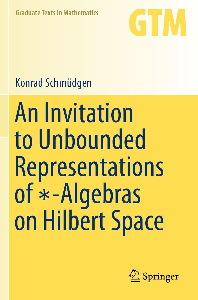 Cover: 9783030463687 | An Invitation to Unbounded Representations of ¿-Algebras on Hilbert...