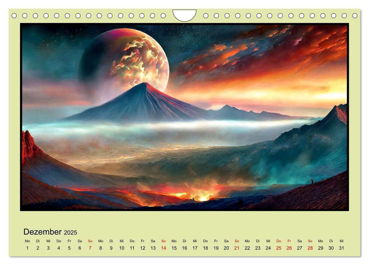 Bild: 9783435639823 | Der Zauber fremder Welten (Wandkalender 2025 DIN A4 quer), CALVENDO...