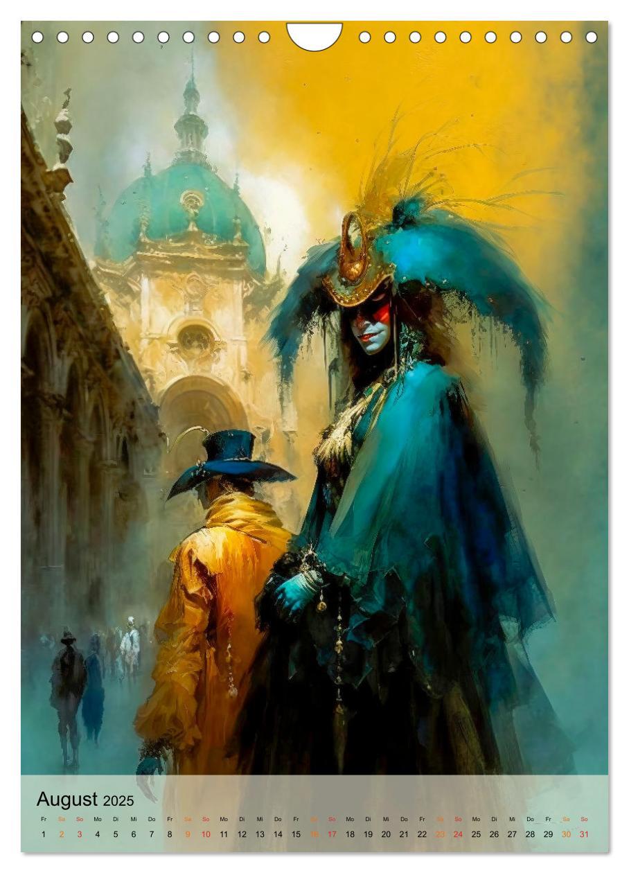 Bild: 9783435883790 | Venedig Karneval (Wandkalender 2025 DIN A4 hoch), CALVENDO...