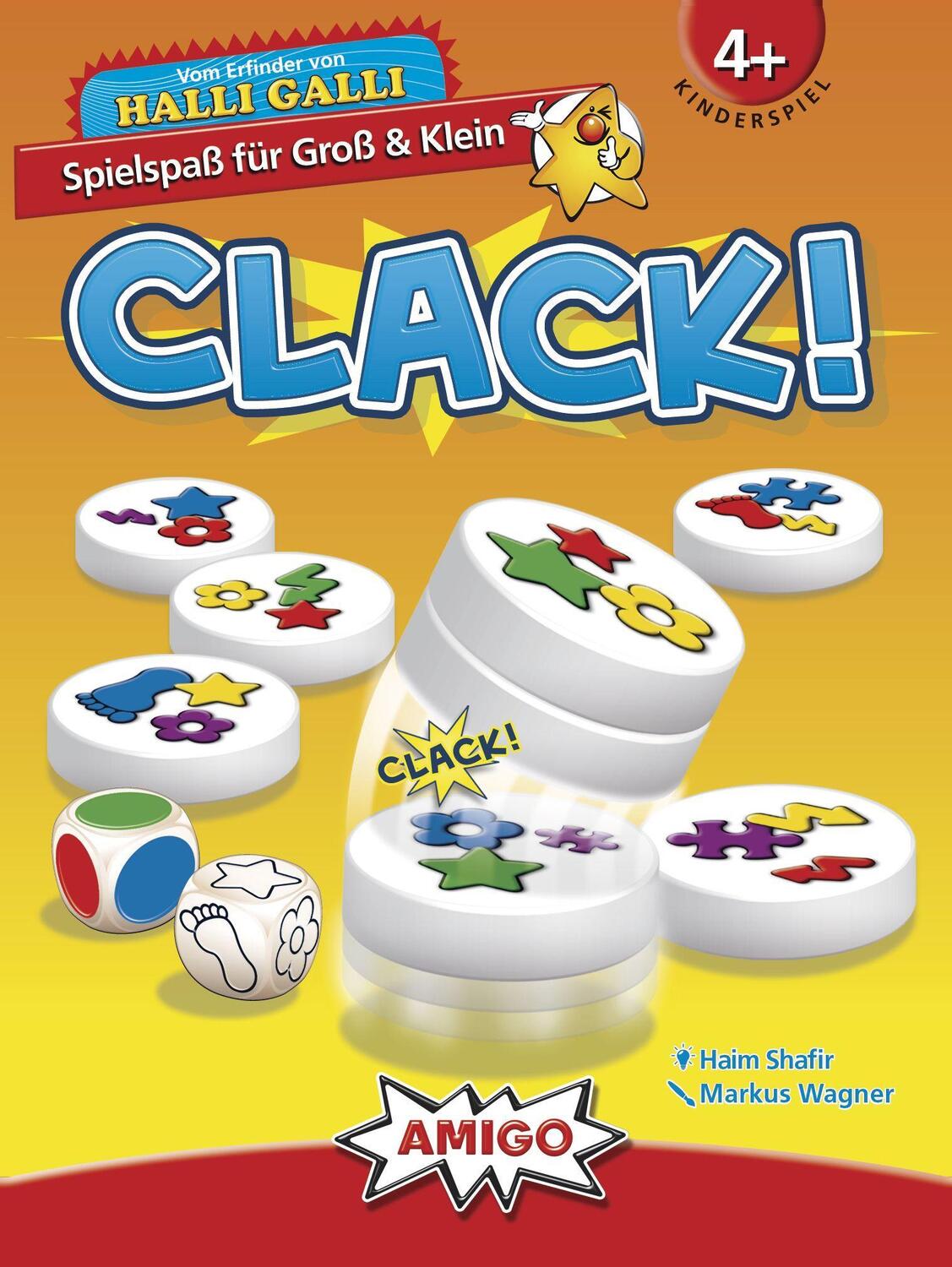 Cover: 4007396027655 | Klack! | AMIGO - Kinderspiel | Haim Shafir | Spiel | Brettspiel | 2013