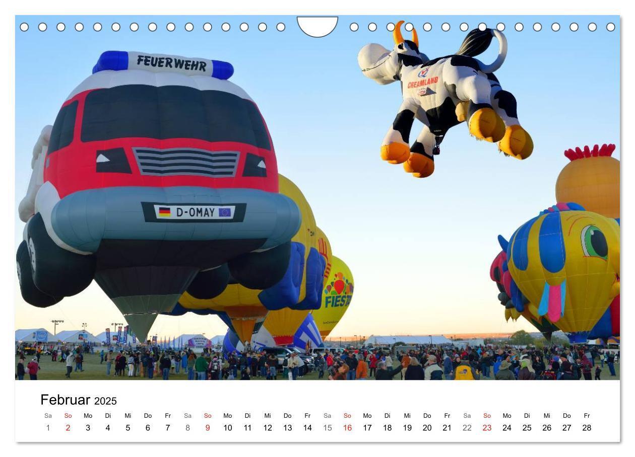 Bild: 9783435468782 | Balloon Fiesta New Mexico (Wandkalender 2025 DIN A4 quer), CALVENDO...