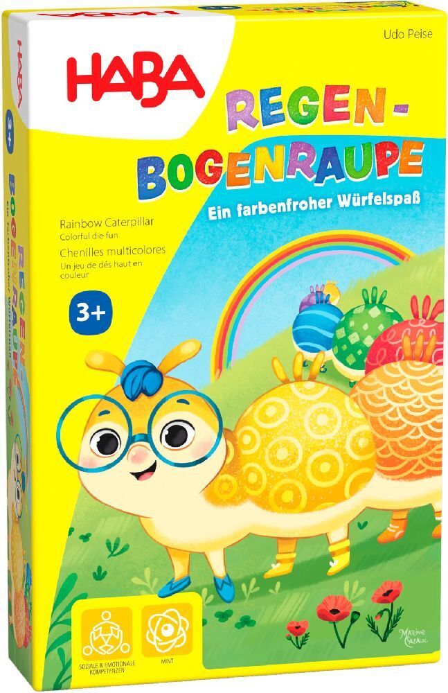 Cover: 4010168264264 | Regenbogenraupe | Ein farbenfroher Würfelspaß | Spiel | 1306985001